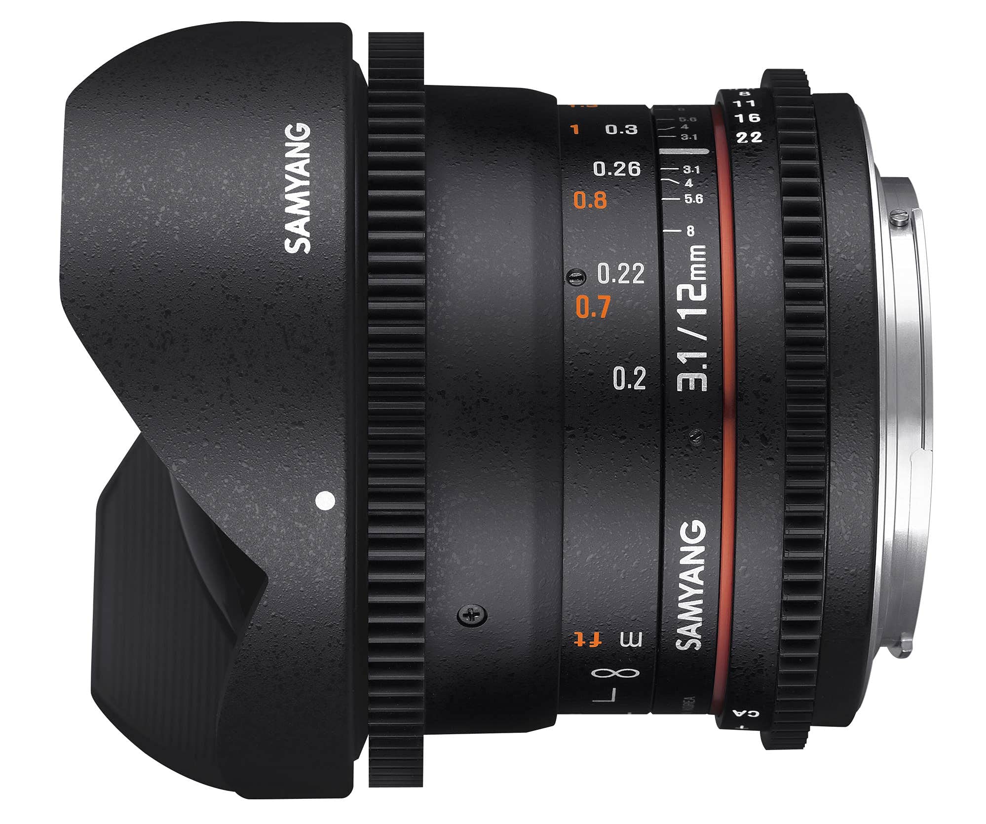 Amazon | SAMYANG 動画用単焦点魚眼レンズ VDSLR 8mm T3.1 II フジ